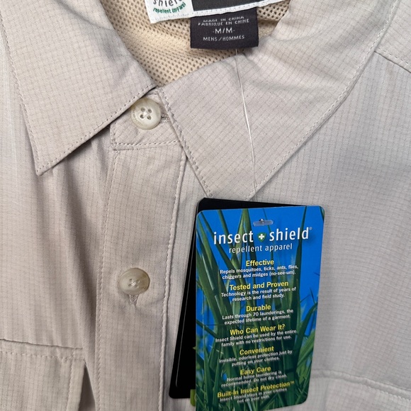 Mens Exifficio bugs away Briso L/S color bone size medium - Picture 2 of 6